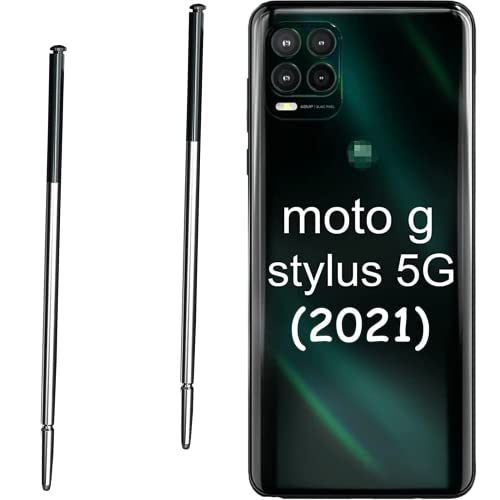 2 Stück schwarz für Moto G Stylus 5G (2021) Stylus Pen Ersatz für Motorola Moto G Stylus 5G (2021) XT2131 Touch Stylus S Pen Cosmic Emerald von LiXiongBao