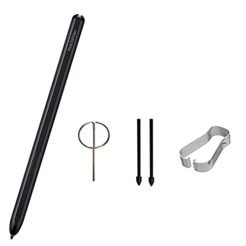 Galaxy Z Fold 4 Pen Stylus Ersatz für Samsung Galaxy Z Fold 4 Stylus Touch S Pen, kompatibel mit Galaxy Z Fold 4 Phone mit Kartenauswurfstift + gratis Spitzen (schwarz) von LiXiongBao