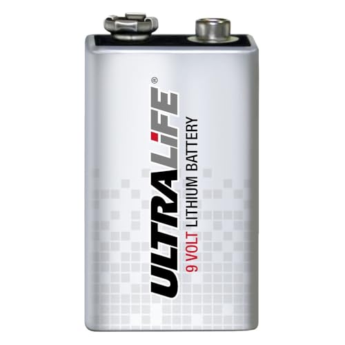 Ultralife U9VL Lithium Batterie 9 V, E-Block (U9VL, U9VL-J, 1,2Ah) von Liakai