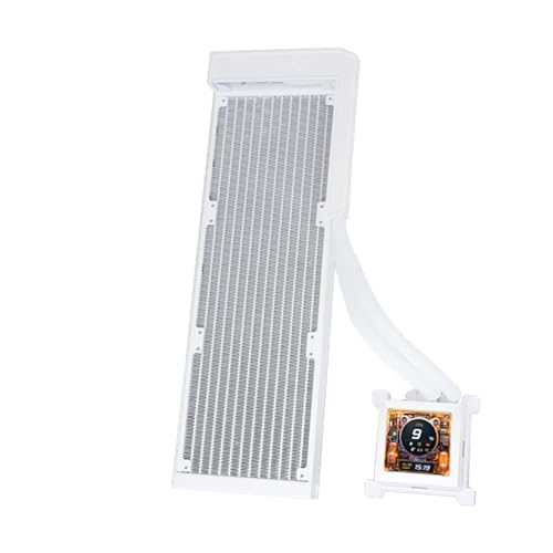 LIANLI LL-HS-LCD-360-N-WT Wasserkühlungs-Set, Lüfterloses Modell, HydroShift LCD 360 ohne Lüfter, Weiß, Seitenmontagedesign, 2,8 Zoll Bildschirm, IPS LCD LIANLI LL-HS-LCD-360-N-WT Wasserkühlungs-Set, Lüfterloses Modell, HydroShift LCD 360 ohne Lüfter, Weiß, Seitenmontagedesign, 2,8 Zoll Bildschirm, IPS LCD von Lian-Li