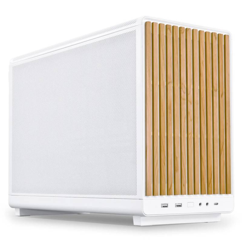 Lian Li DAN Cases A3-mATX Wood Edition weiß | PC-Gehäuse von Lian Li