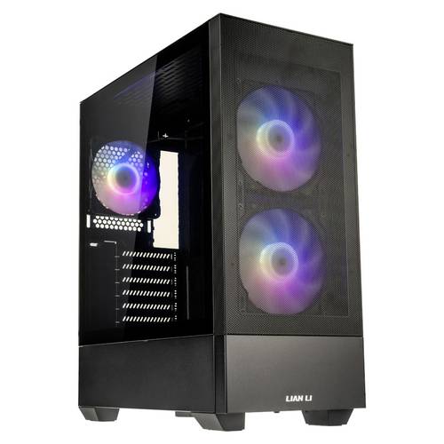 Lian Li LANCOOL 205 Mesh Midi-Tower Gehäuse, Gaming-Gehäuse Schwarz von Lian Li