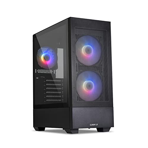 Lian Li LANCOOL 205 Mesh Midi-Tower Gehäuse, Gaming-Gehäuse Schwarz von Lian Li