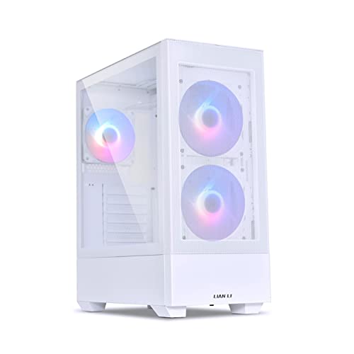 Lian Li LANCOOL 205 Mesh Midi-Tower Gehäuse, Gaming-Gehäuse Weiß von Lian Li