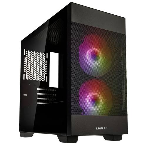 Lian Li LANCOOL 205M Micro-Tower Gehäuse, Gaming-Gehäuse Schwarz von Lian Li