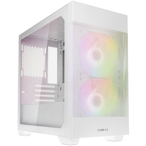 Lian Li LANCOOL 205M Micro-Tower Gehäuse, Gaming-Gehäuse Weiß von Lian Li