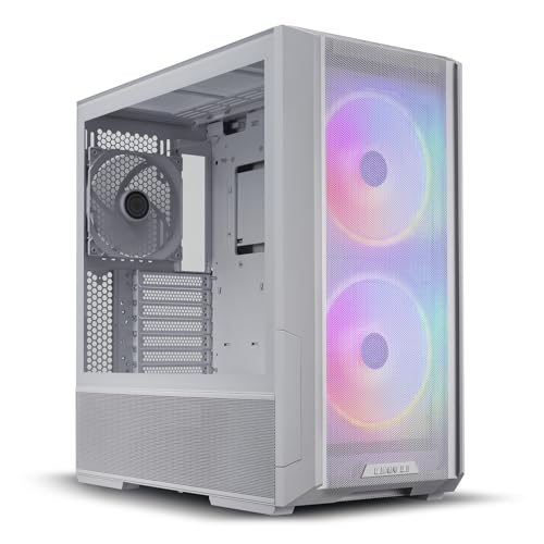 Lian Li “LANCOOL 216” Gaming PC Gehäuse Schwarz - E-ATX Gehäuse - Gaming PC Case - PC-Gehäuse RGB - Gaming Gehäuse mit 2X RGB Lüfter 160mm - Computer Case Midi Tower von Lian Li