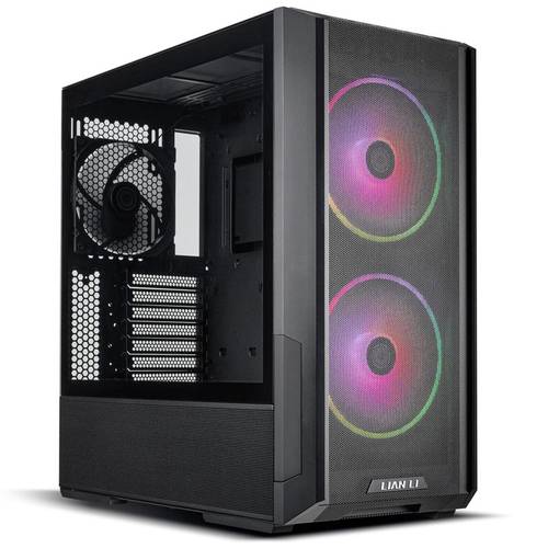 Lian Li LANCOOL 216RX Midi-Tower Gehäuse, Gaming-Gehäuse Schwarz von Lian Li