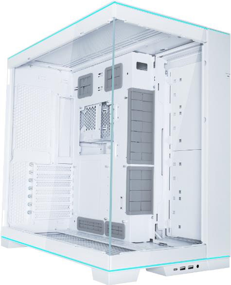 Lian Li O11D EVO RGB Tempered Glass - weiß - Vielseitiger und geräumiger Midi-Tower - Front- und Seitenteil aus Tempered Glass - mit flexibler Radiator- und hochkantiger Grafikkartenmontage - innovativer Reverse Mode - Radiatoren bis 420 mm - für bis zu 10 Lüfter - 1x USB 3.1 Typ C / 2x USB 3.0 Typ A ... (O11DERGBW) Lian Li O11D EVO RGB Tempered Glass - weiß - Vielseitiger und geräumiger Midi-Tower - Front- und Seitenteil aus Tempered Glass - mit flexibler Radiator- und hochkantiger Grafikkartenmontage - innovativer Reverse Mode - Radiatoren bis 420 mm - für bis zu 10 Lüfter - 1x USB 3.1 Typ C / 2x USB 3.0 Typ A ... (O11DERGBW) von Lian Li