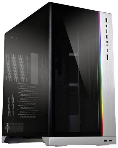 Lian Li O11Dynamic XL (ROG Certified) Midi-Tower Gaming-Gehäuse Silber Integrierte Beleuchtung, Sei von Lian Li