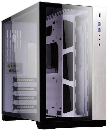 Lian Li PC-O11DW Midi-Tower PC-Gehäuse Weiß Seitenfenster, Staubfilter von Lian Li