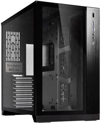 Lian Li PC-O11DX Midi-Tower PC-Gehäuse Schwarz Seitenfenster, Staubfilter von Lian Li