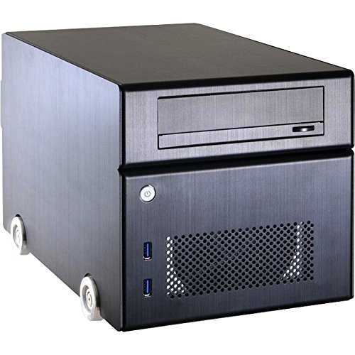Lian Li PC-Q15B Mini-Tower PC-Gehäuse (Mini-ITX, 1x 3,5 HDD, 300 Watt, 2X USB 3.0) schwarz von Lian Li