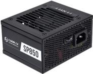 Lian Li SP850 BLACK. Gesamtleistung: 850 W, AC Eingangsspannung: 100 - 240 V, AC Eingangsfrequenz: 50 - 60 Hz. Motherboard Anschlussstecker: 20-pin ATX, Stromkabellänge Motherboard: 30 cm, SATA-Netzkabellänge: 120 mm. Zweck: PC, Stromversorgungseinheit (PSU) Formfaktor: SFX, 80 Plus Zertifizierung: 80 PLUS Gold. Produktfarbe: Schwarz, Gebläsegeschwindigkeit: 1000 - 2800 RPM. Mitgelieferte Kabel: CPU, PCIe, Peripheral (Molex), SATA (SP850B) von Lian Li