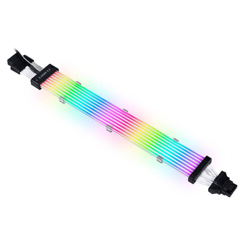 Lian Li Strimer Plus V2 12VHPWR 16- zu 16-Pin Verlängerung - 320mm, 8 LED-Bahnen von Lian Li