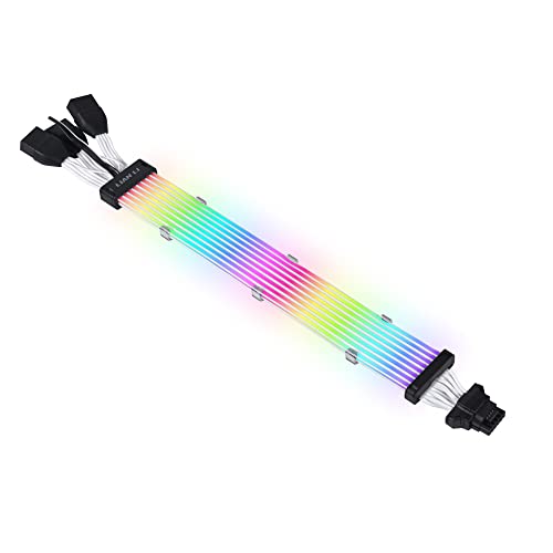 Lian-Li Strimer Plus V2 12VHPWR 3x 8- zu 16-Pin Verlängerung - 335mm, 8 LED-Bahnen von Lian Li