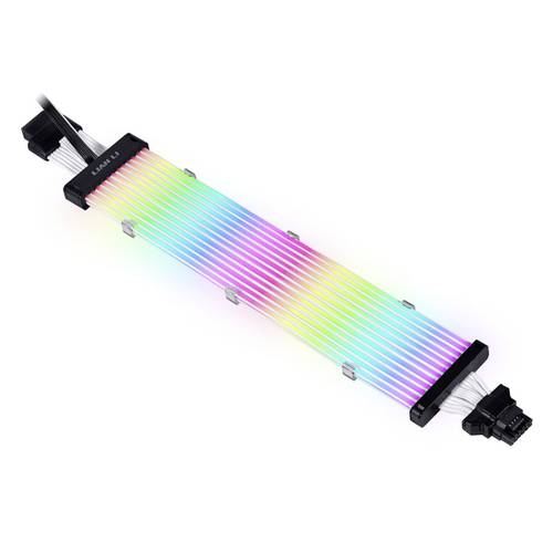 Lian Li Strimer Plus V2 12VHPWR LED Adapterkabel 320mm Schwarz, RGB Lian Li Strimer Plus V2 12VHPWR LED Adapterkabel 320mm Schwarz, RGB von Lian Li