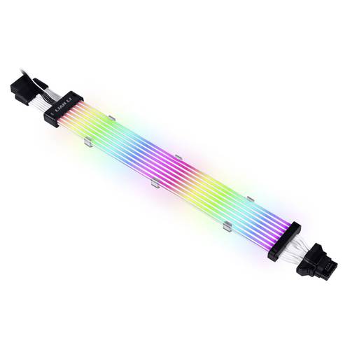 Lian Li Strimer Plus V2 12VHPWR LED Adapterkabel 320mm Schwarz, RGB Lian Li Strimer Plus V2 12VHPWR LED Adapterkabel 320mm Schwarz, RGB von Lian Li