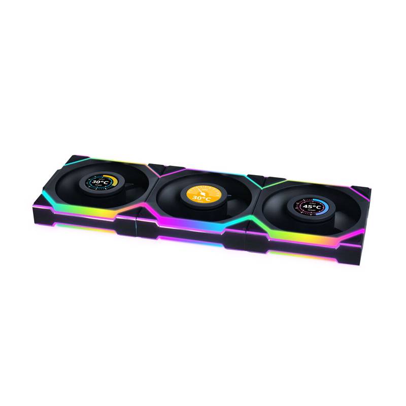 Lian Li UNI FAN SL Wireless LCD 120 ARGB 3er-Pack | Gehäuselüfter von Lian Li