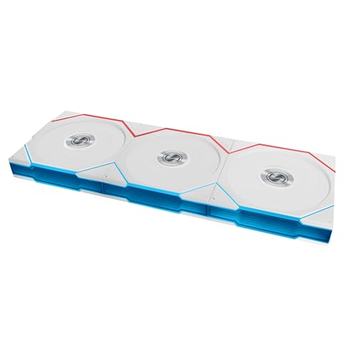 Lian Li UNI FAN TL Wireless PC Lüfter 120mm RGB – 3er Pack Gaming PC Lüfter Weiß | PWM Lüfter - 26 ARGB LEDs - bis 2.600 U/min - Stecksystem - hoher Airflow - Vibrationsarm - Leise von Lian Li