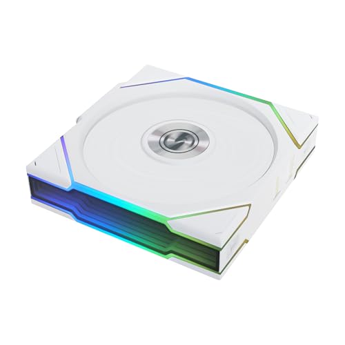 Lian Li UNI FAN TL Wireless PC Lüfter 120mm RGB – Gaming PC Lüfter Weiß | PWM Lüfter - 26 ARGB LEDs - bis 2.600 U/min - Stecksystem - hoher Airflow - Vibrationsarm - Leise von Lian Li
