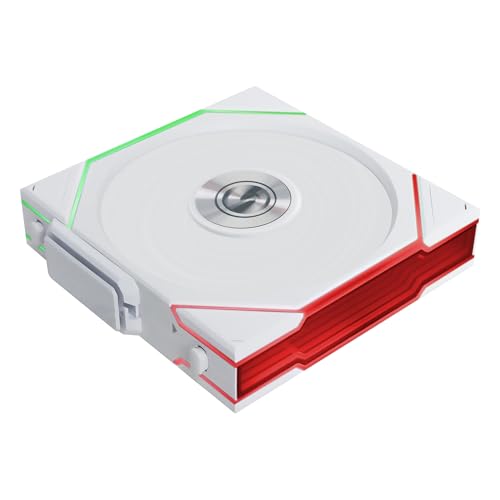 Lian Li UNI FAN TL Wireless PC Lüfter 120mm RGB – Reverse Blade Gaming PC Lüfter Weiß | PWM Lüfter - 26 ARGB LEDs - bis 2.300 U/min - Stecksystem - hoher Airflow - Vibrationsarm - Leise von Lian Li