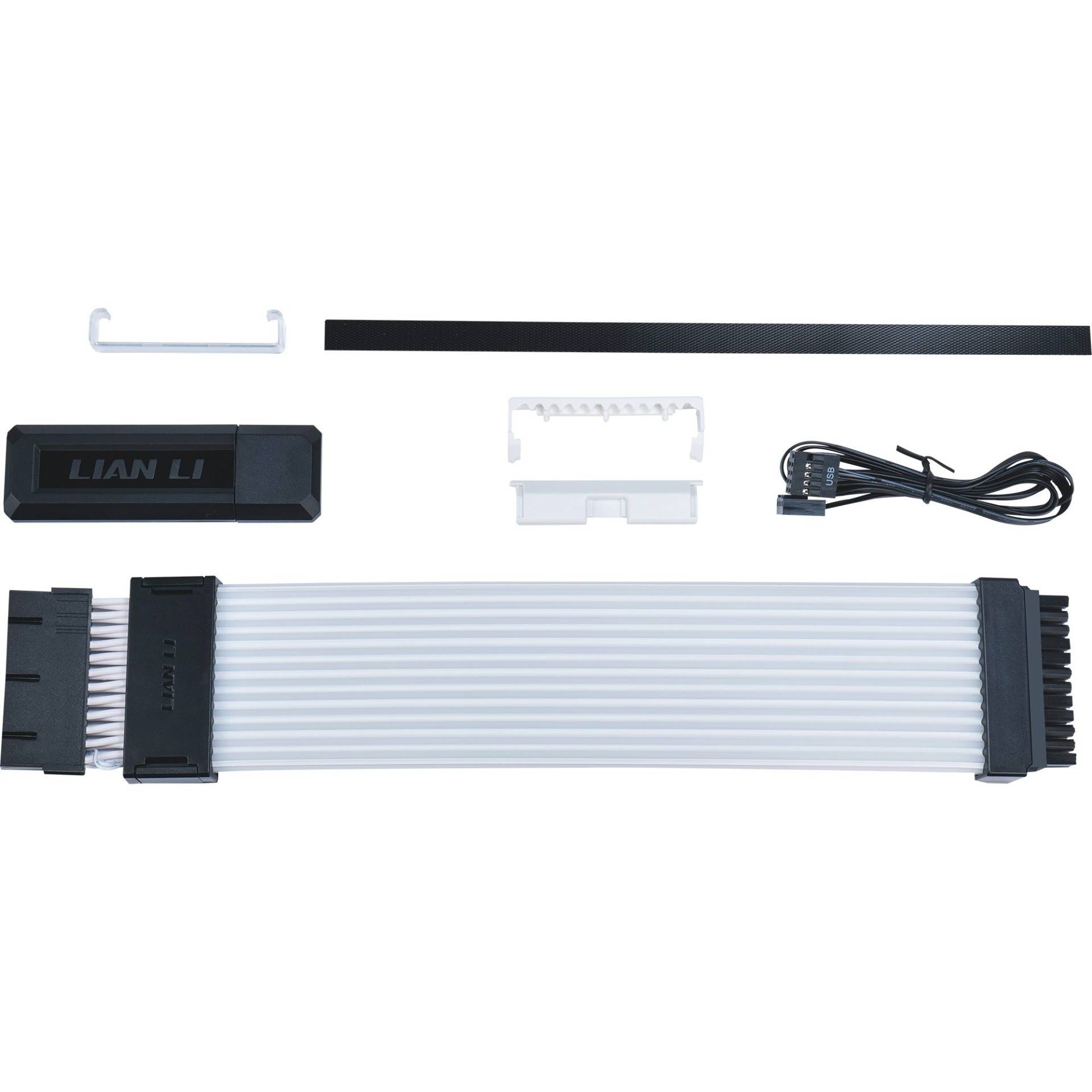 Verlängerungskabel Strimer Wireless PW24-1W-T, 24-Pin RGB + Controller Verlängerungskabel Strimer Wireless PW24-1W-T, 24-Pin RGB + Controller von Lian Li