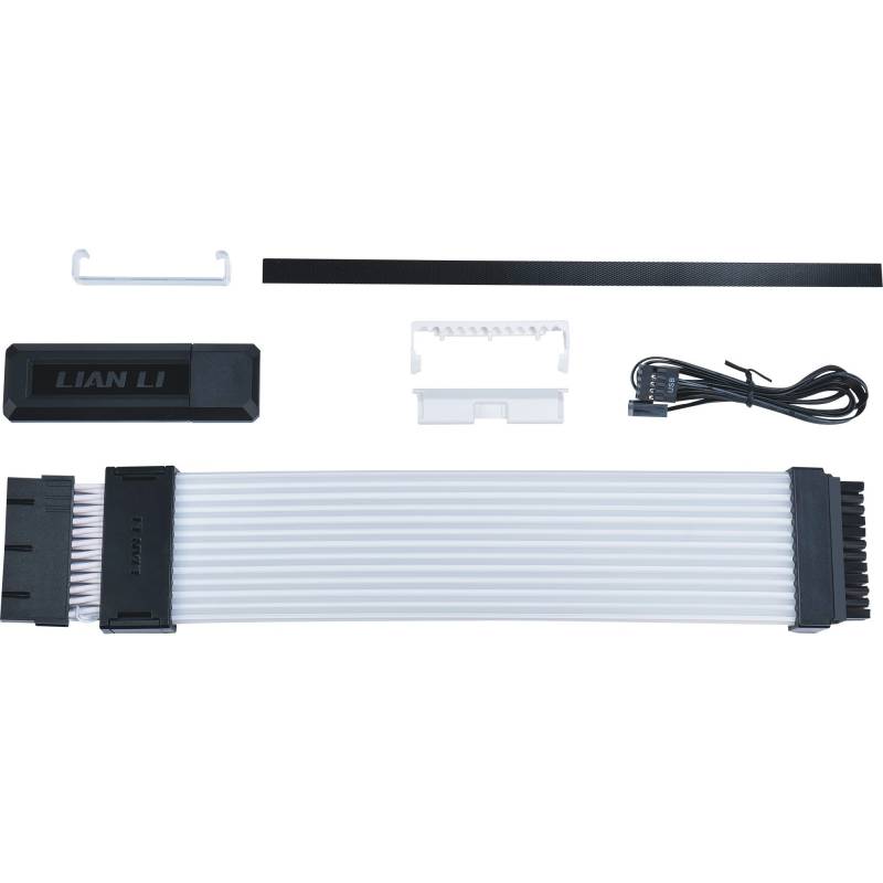 Verlängerungskabel Strimer Wireless PW24-1W-T, 24-Pin RGB + Controller von Lian Li