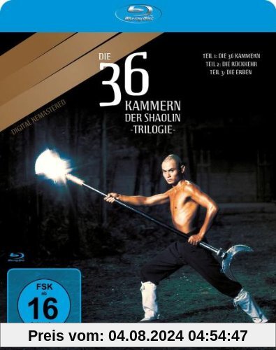 Die 36 Kammern der Shaolin-Trilogie [Blu-ray] von Liang, Liu Chia
