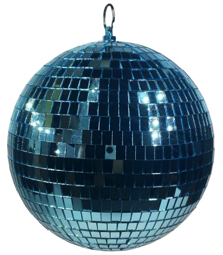 20,3 cm große Spiegel-Discokugel – Coole und lustige hängende Party-Discokugel für große Party-Dekorationen, Party-Design, dekorieren (20,3 cm, blau) von LiangTing