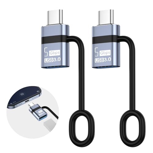 Liaoan USB C auf USB Adapter 2 Stück,USB C auf USB 3.0 OTG-Adapter, Thunderbolt 4/3 auf USB 3.0 Kompatibel mit i-Phone 16 Pro Max MacBook Pro Air 2023 i-Pad Mini iMac Surface und mehr Liaoan USB C auf USB Adapter 2 Stück,USB C auf USB 3.0 OTG-Adapter, Thunderbolt 4/3 auf USB 3.0 Kompatibel mit i-Phone 16 Pro Max MacBook Pro Air 2023 i-Pad Mini iMac Surface und mehr von Liaoan