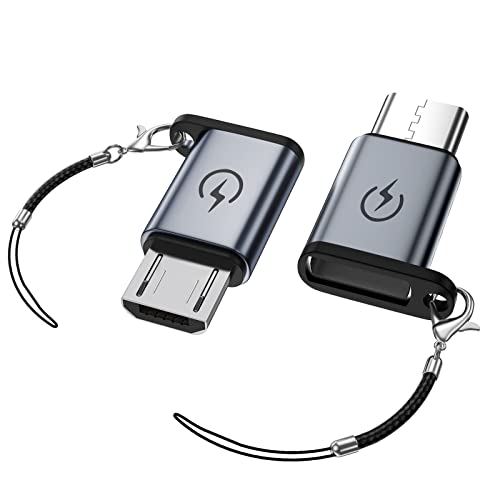 Micro auf Lig-htn-ing Adapter, io s auf Micro Stecker, Lig-htn-ing Buchse auf Micro Stecker Adapter (2), unterstützt Keine Kopfhörer von Liaoan