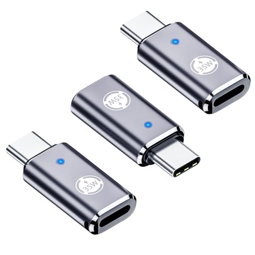 USB C auf Lig-htn-ing Adapter, 35W PD Anschluss, 3-teiliges Set, kompatibel mit Phone 15 Serie und Anderen C-Typ Geräten, Schnellladung, graues Design. Unterstützt Keine Kopfhörer- und OTG-Funktionen USB C auf Lig-htn-ing Adapter, 35W PD Anschluss, 3-teiliges Set, kompatibel mit Phone 15 Serie und Anderen C-Typ Geräten, Schnellladung, graues Design. Unterstützt Keine Kopfhörer- und OTG-Funktionen von Liaoan