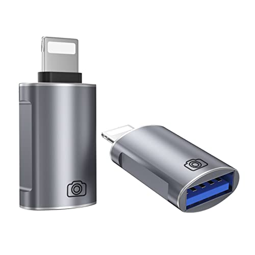 USB auf Lightning Kamera Adapter, i-O-S OTG Adapter, geeignet für Verbindung zwischen iPhone und USB Flash Disk, Kartenleser, Maus und Tastatur von Liaoan