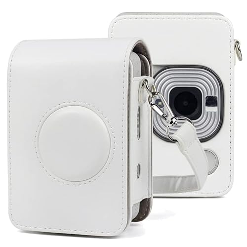 Kamera Lederbeutel Ganzkörper-Kamera-Retro-PU-Leder-Case-Tasche mit Gurt für Fujifilm InstaM Mini LiPlay Kamerazubehör -Tasche von Liaoxig
