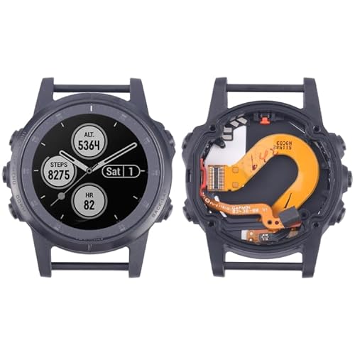 Smartwatch -Ersatzteile LCD -Bildschirm und Digitalisierer Vollmontage mit Rahmen fr Garmin Fenix 5S Plus Sapphire Version Smartwatch -Ersatzteile von Liaoxig