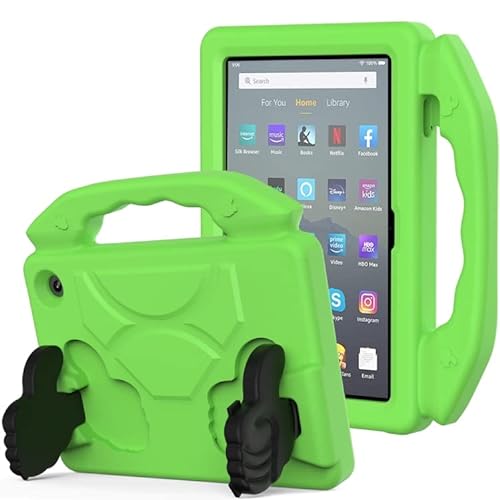 Tablet Hülle für Amazon Kindle Fire 7 2022 Kinder EVA Stoßfest Tablet Hülle mit Daumen Halterung Tablet Hülle von Liaoxig