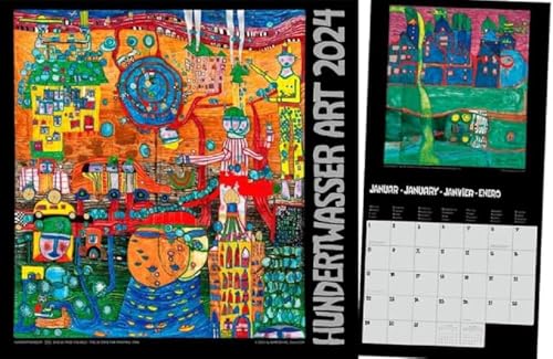 Hundertwasser Broschürenkalender Art 2024 von Liarminoo