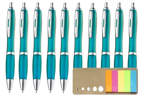 Libetui 10 Stück ergonomische Kugelschreiber rutschfeste Griffzone Großraumine blauschreibend Kulis für Büro Haushalt Praxis Schule Gehäuse Türkis, mit Haftstreifen Libetui 10 Stück ergonomische Kugelschreiber rutschfeste Griffzone Großraumine blauschreibend Kulis für Büro Haushalt Praxis Schule Gehäuse Türkis, mit Haftstreifen von Libetui