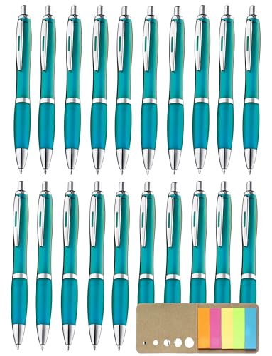 Libetui Set 20 ergonomische Kugelschreiber rutschfeste Griffzone Großraumine blauschreibend Pack 20er Kulis für Büro Haushalt Praxis Schule Gehäuse Türkis, mit Haftstreifen Libetui Set 20 ergonomische Kugelschreiber rutschfeste Griffzone Großraumine blauschreibend Pack 20er Kulis für Büro Haushalt Praxis Schule Gehäuse Türkis, mit Haftstreifen von Libetui