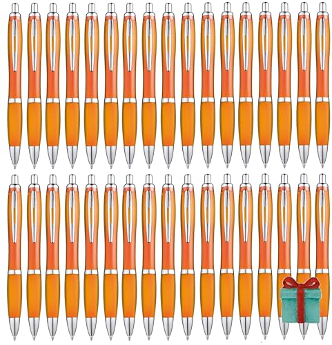 Libetui Set 50 Stück ergonomische Kugelschreiber Orange Druckkugelschreiber Blaue Großraummine Kulis Büro Praxis Uni Haushalt Kuli Set 50er Kugelschreiber Orange Libetui Set 50 Stück ergonomische Kugelschreiber Orange Druckkugelschreiber Blaue Großraummine Kulis Büro Praxis Uni Haushalt Kuli Set 50er Kugelschreiber Orange von Libetui