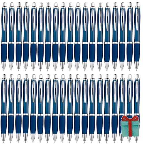 Libetui Set 50er ergonomische Kugelschreiber Marineblau Druckkugelschreiber Blaue Großraummine Kulis Büro Praxis Uni Haushalt Kuli Set 50 Stück Kugelschreiber Dunkelblau Libetui Set 50er ergonomische Kugelschreiber Marineblau Druckkugelschreiber Blaue Großraummine Kulis Büro Praxis Uni Haushalt Kuli Set 50 Stück Kugelschreiber Dunkelblau von Libetui
