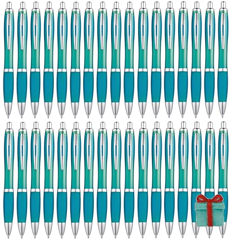 Libetui Set 50er ergonomische Kugelschreiber türkise Druckkugelschreiber Kulis Türkis für Büro Praxis Uni Haushalt Kuli Set 50 Stück Kugelschreiber Türkis Libetui Set 50er ergonomische Kugelschreiber türkise Druckkugelschreiber Kulis Türkis für Büro Praxis Uni Haushalt Kuli Set 50 Stück Kugelschreiber Türkis von Libetui