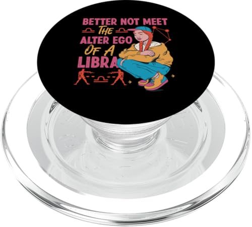 Sternzeichen Waage: Better Not Meet The Alter Ego Of A Libra PopSockets PopGrip für MagSafe Sternzeichen Waage: Better Not Meet The Alter Ego Of A Libra PopSockets PopGrip für MagSafe von Libra Zodiac Sign Designs For Women
