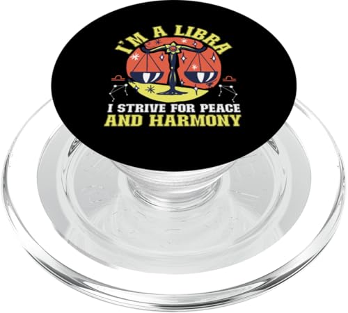 Sternzeichen Waage: Ich bin eine Waage - Ich strebe nach Frieden und Harmonie PopSockets PopGrip für MagSafe Sternzeichen Waage: Ich bin eine Waage - Ich strebe nach Frieden und Harmonie PopSockets PopGrip für MagSafe von Libra Zodiac Sign Designs For Women