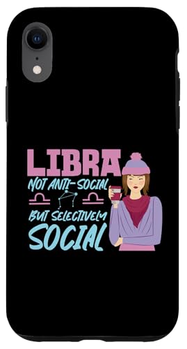 Sternzeichen Waage: nicht sozial, sondern selektiv sozial Hülle für iPhone XR Sternzeichen Waage: nicht sozial, sondern selektiv sozial Hülle für iPhone XR von Libra Zodiac Sign Designs For Women