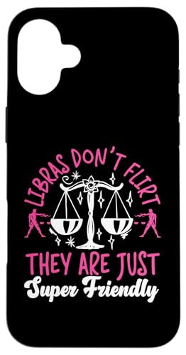 Waage Sternzeichen: Flirt, sie sind einfach super freundlich Hülle für iPhone 16 Plus von Libra Zodiac Sign Designs For Women