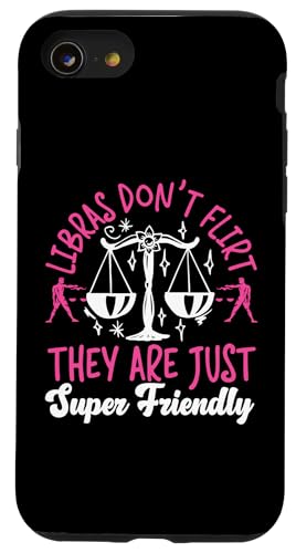 Waage Sternzeichen: Flirt, sie sind einfach super freundlich Hülle für iPhone SE (2020) / 7 / 8 von Libra Zodiac Sign Designs For Women