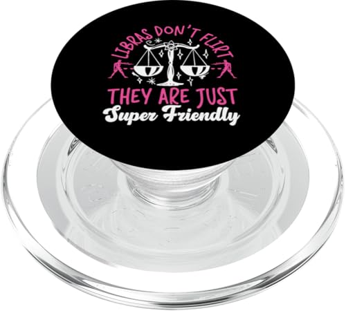 Waage Sternzeichen: Flirt, sie sind einfach super freundlich PopSockets PopGrip für MagSafe Waage Sternzeichen: Flirt, sie sind einfach super freundlich PopSockets PopGrip für MagSafe von Libra Zodiac Sign Designs For Women