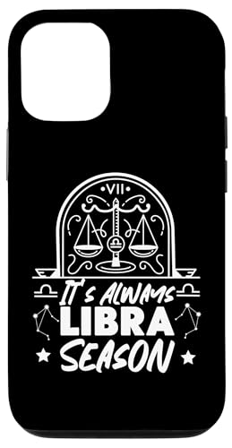 Waage Sternzeichen: It's Always Waage Season Hülle für iPhone 12/12 Pro von Libra Zodiac Sign Designs For Women